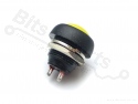 Drukcontact rond bol 12mm rood 250V/1A